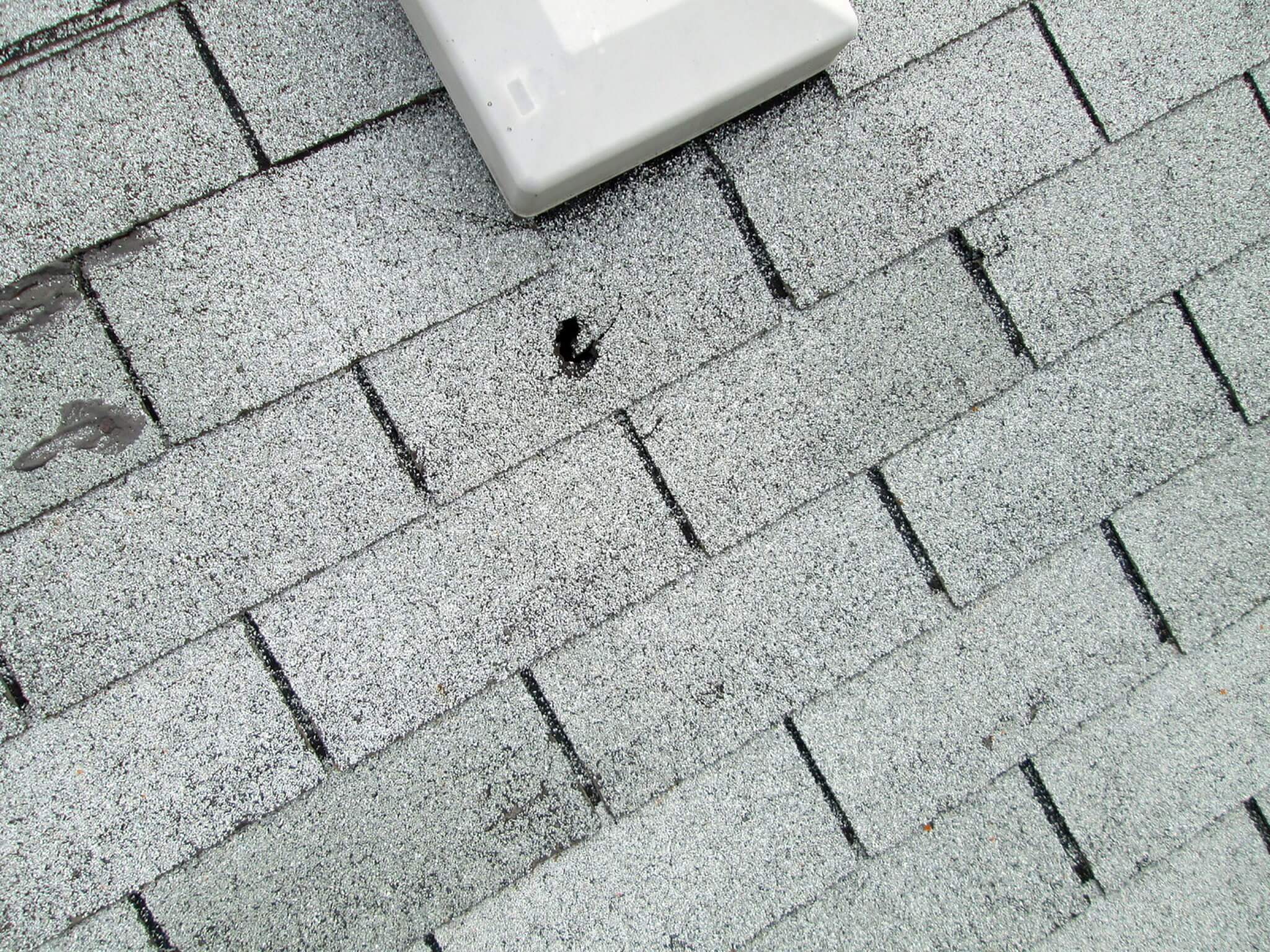 hail damage in roof