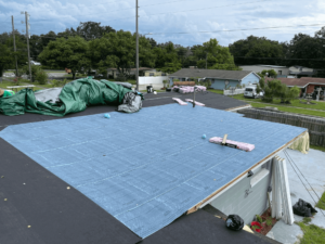 Leak roof repair