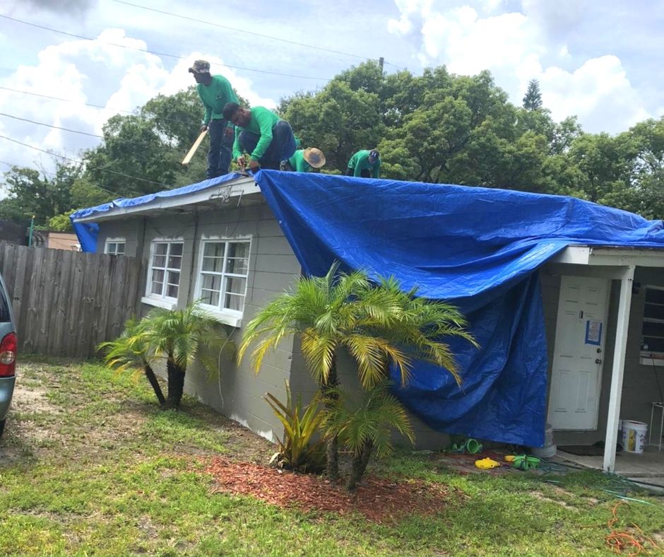 roofing protective tarp