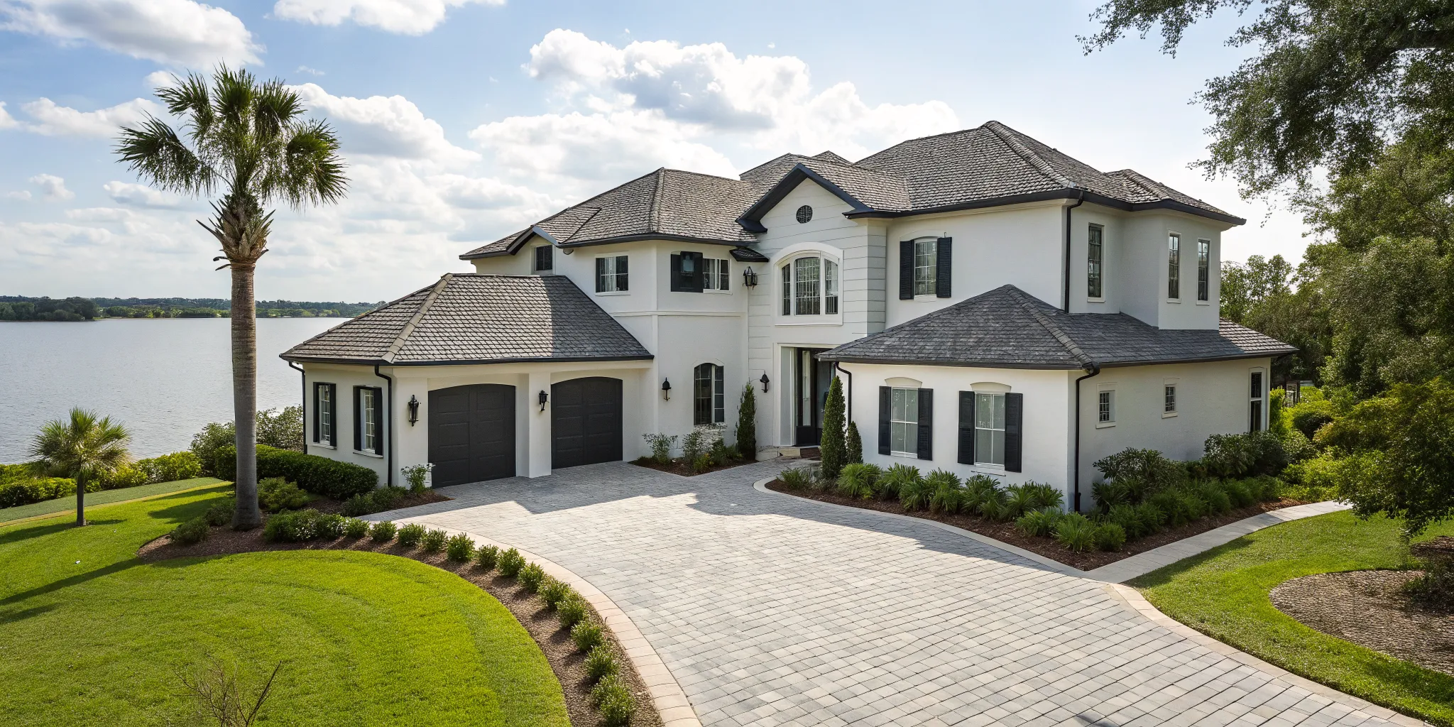 A new residential roof installed on a Windermere home by a local contractor.
