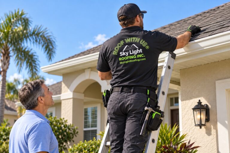 Hero image — general roofing services in Orange City — Sky Light Roofing