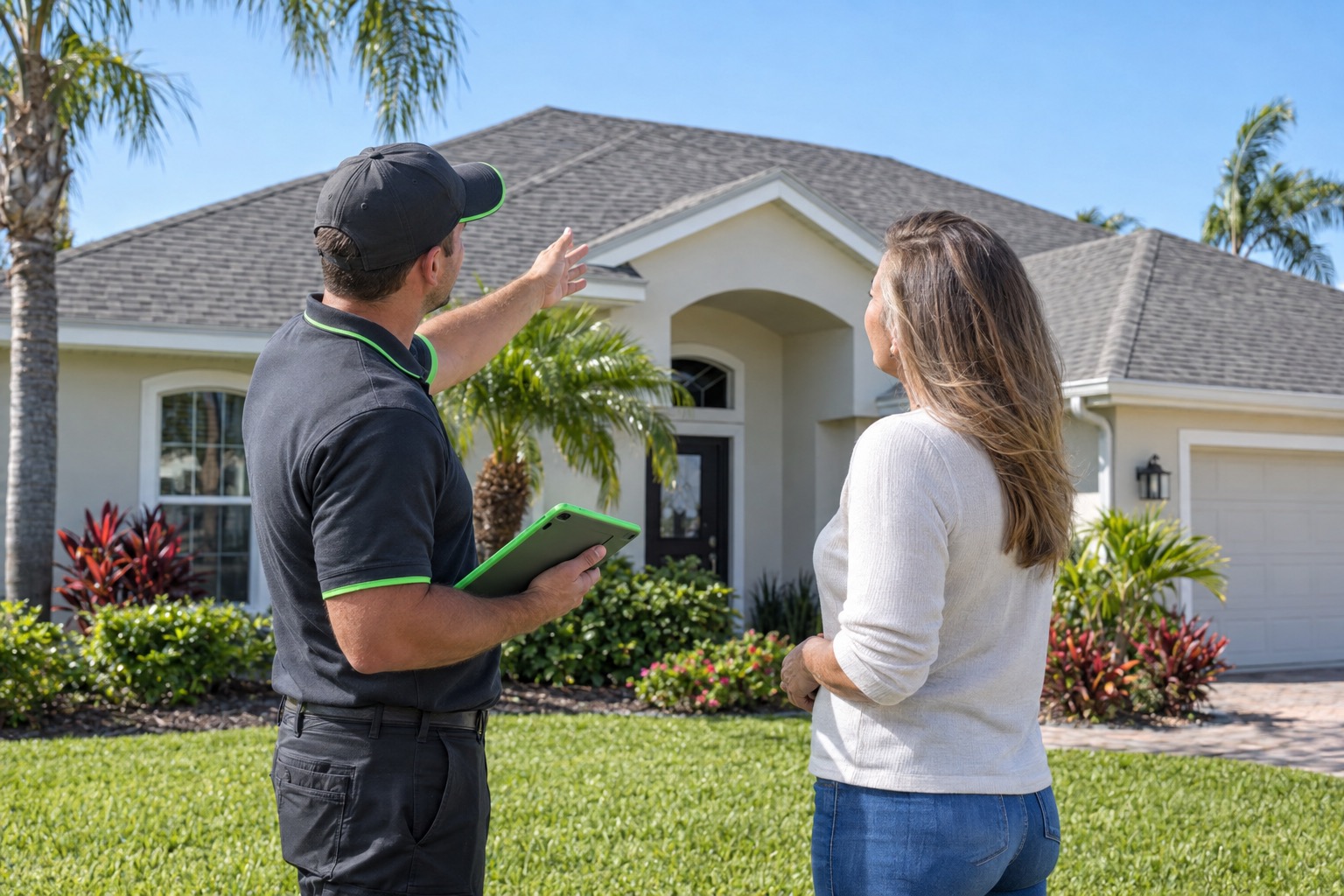 Hero image — roof patch leak repair in Orange City — Sky Light Roofing