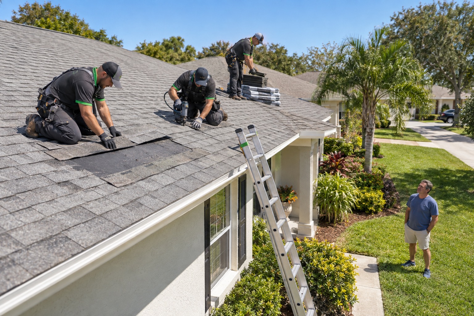 Hero image — roof repair in Orange City — Sky Light Roofing