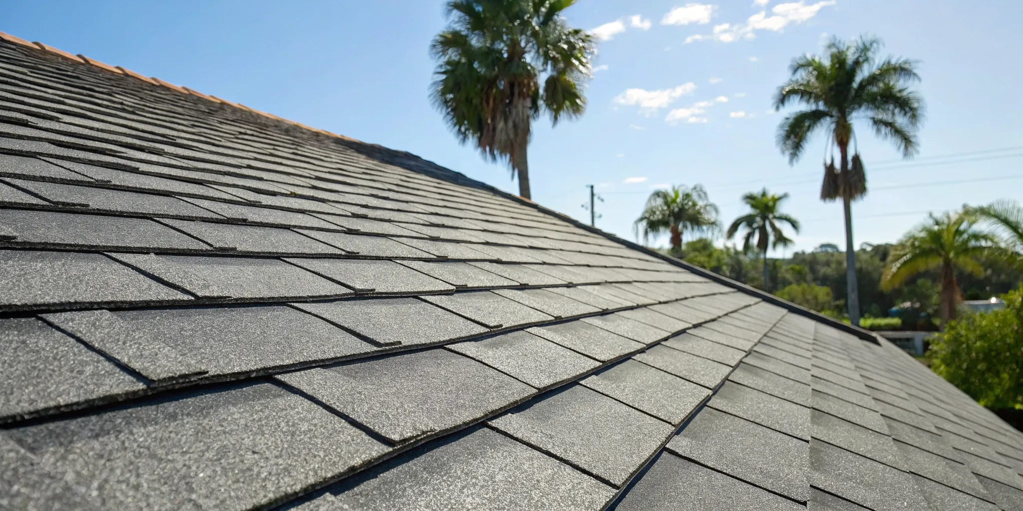 A Florida home's roof with the best asphalt shingles.